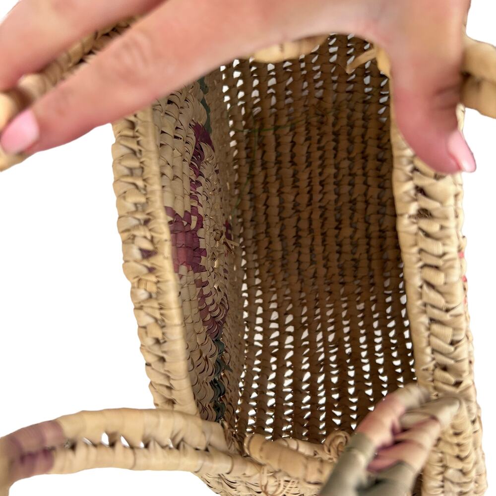 Straw Circular Boho Bag - image 5